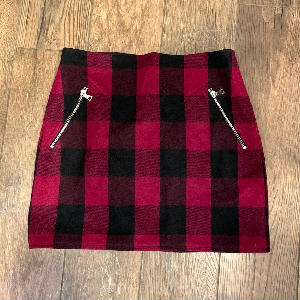 Flannel skirt